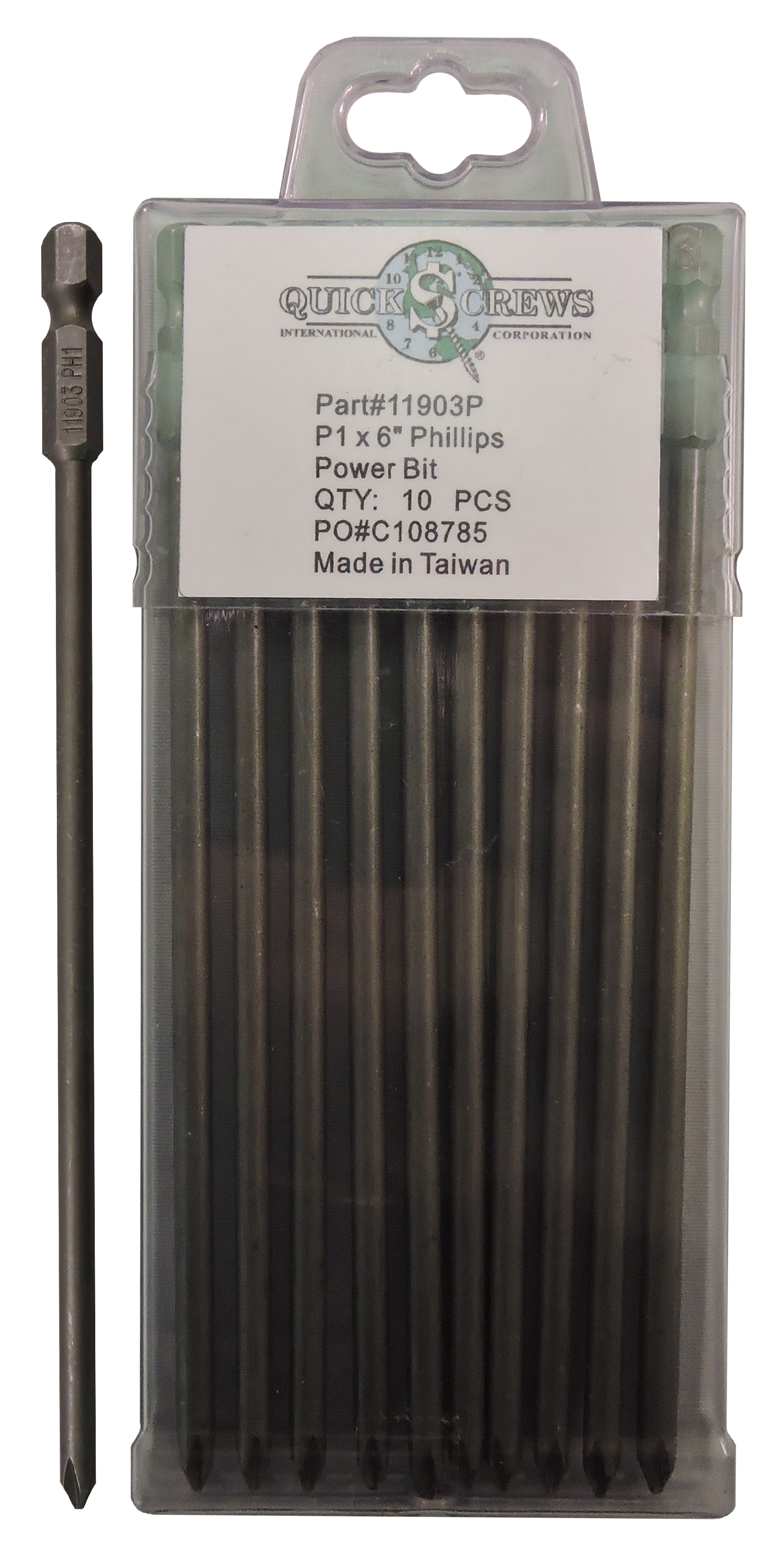 Phillips Drive Bits Standard Type