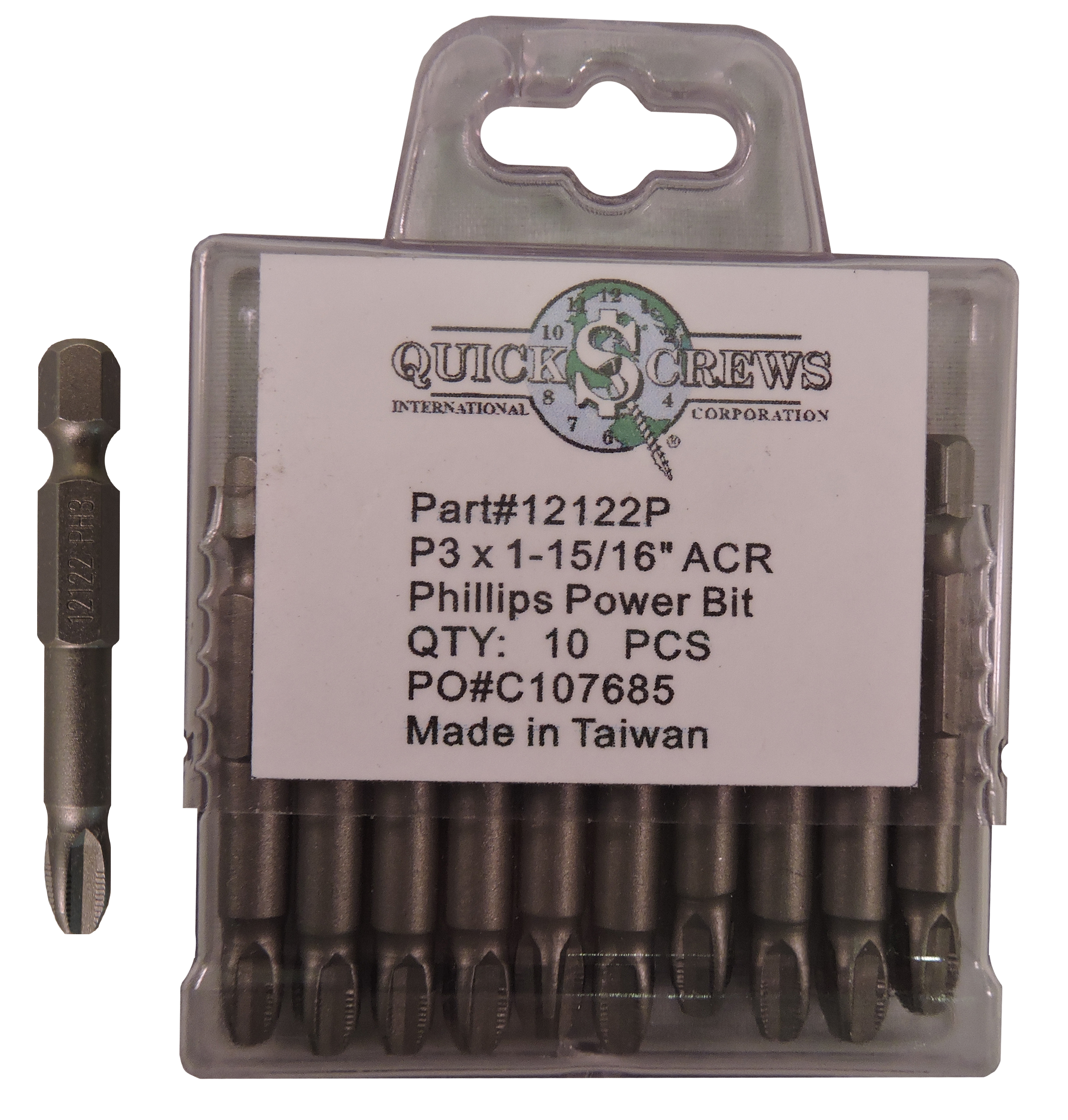 Phillips ACR Drive Bits Type