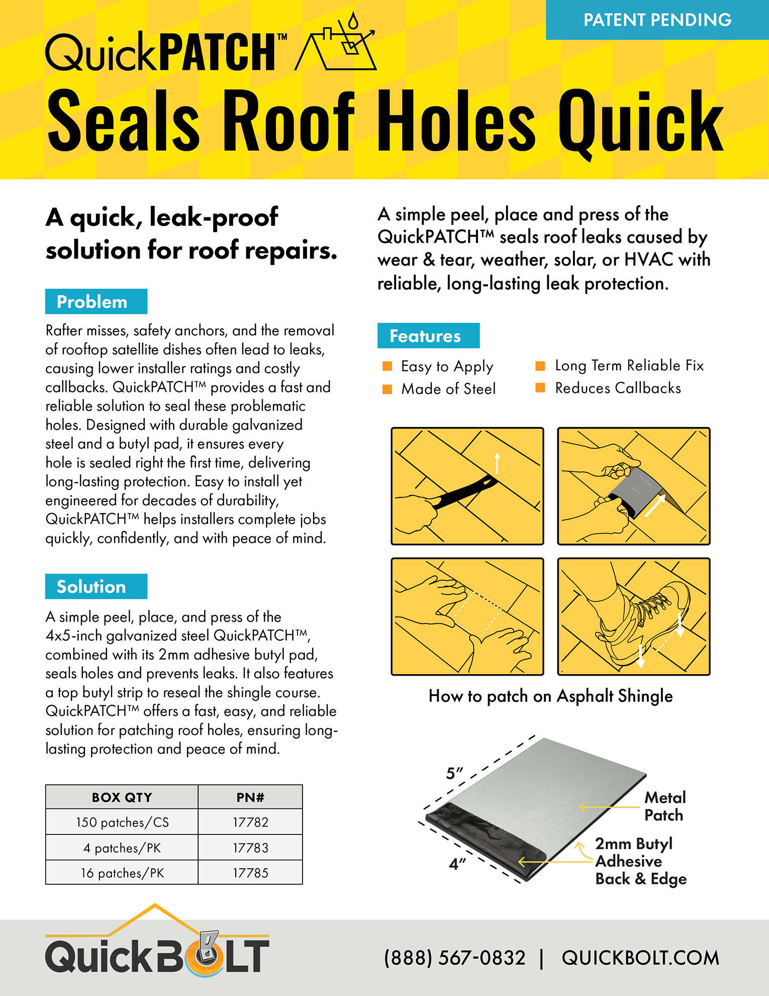 QuickPATCH™ Flyer