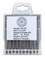 Square Drive Bits