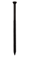 Trim Head Finish Screws Black 