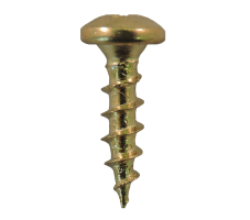 Cabinet Hardware Screws Bright Brass  