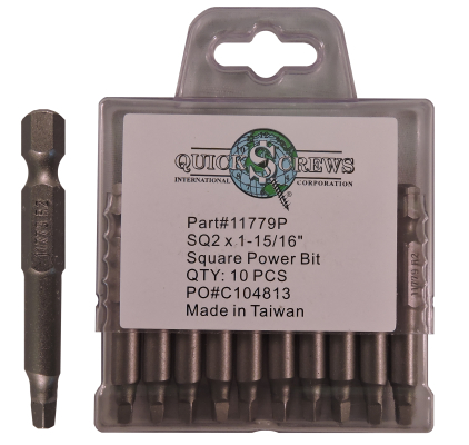 Square Drive Bits