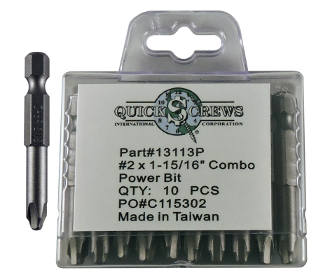 Combo Drive Insert Bits  