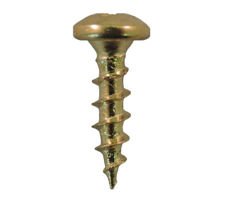 Cabinet Hardware Screws Bright Brass  